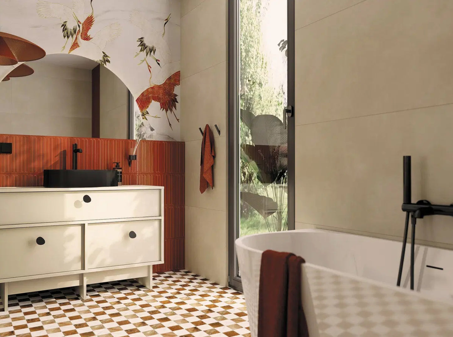 Augsts izlietnes maisītājs SILIA, augstais, melns - N1 Home