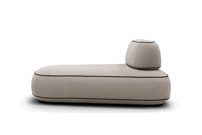 Dīvānd-krēsls Skew Befame 72/106/165 cm bēšs - N1 Home