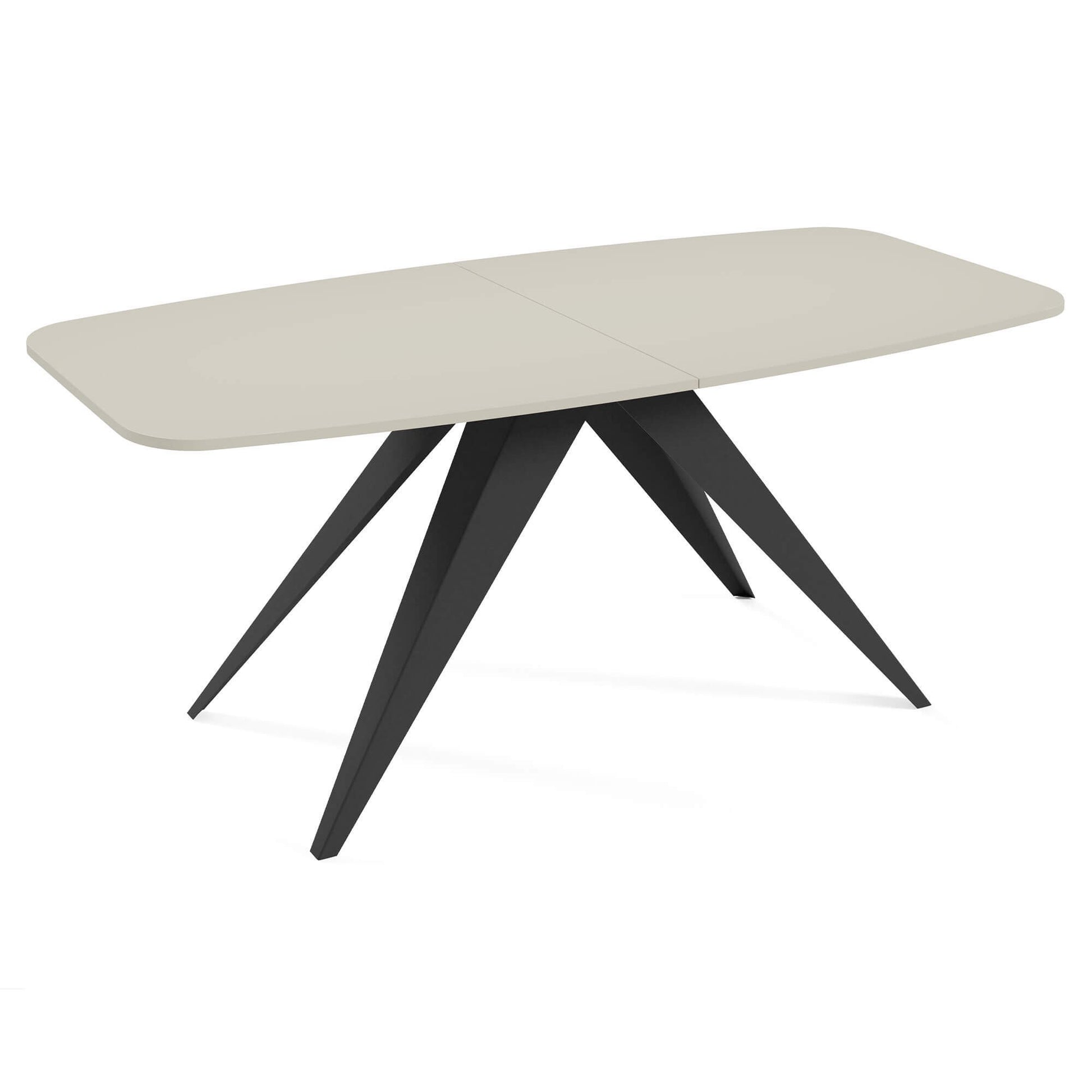 Galds Fery 76/160/80; 76/180/90 cm kašmirs/melns - N1 Home