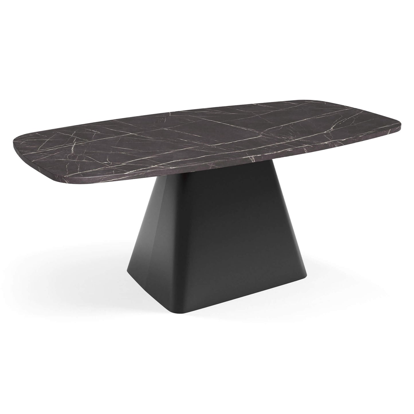 Kafijas galds Noil 120/60/48 cm melns Pietra Grigio - N1 Home