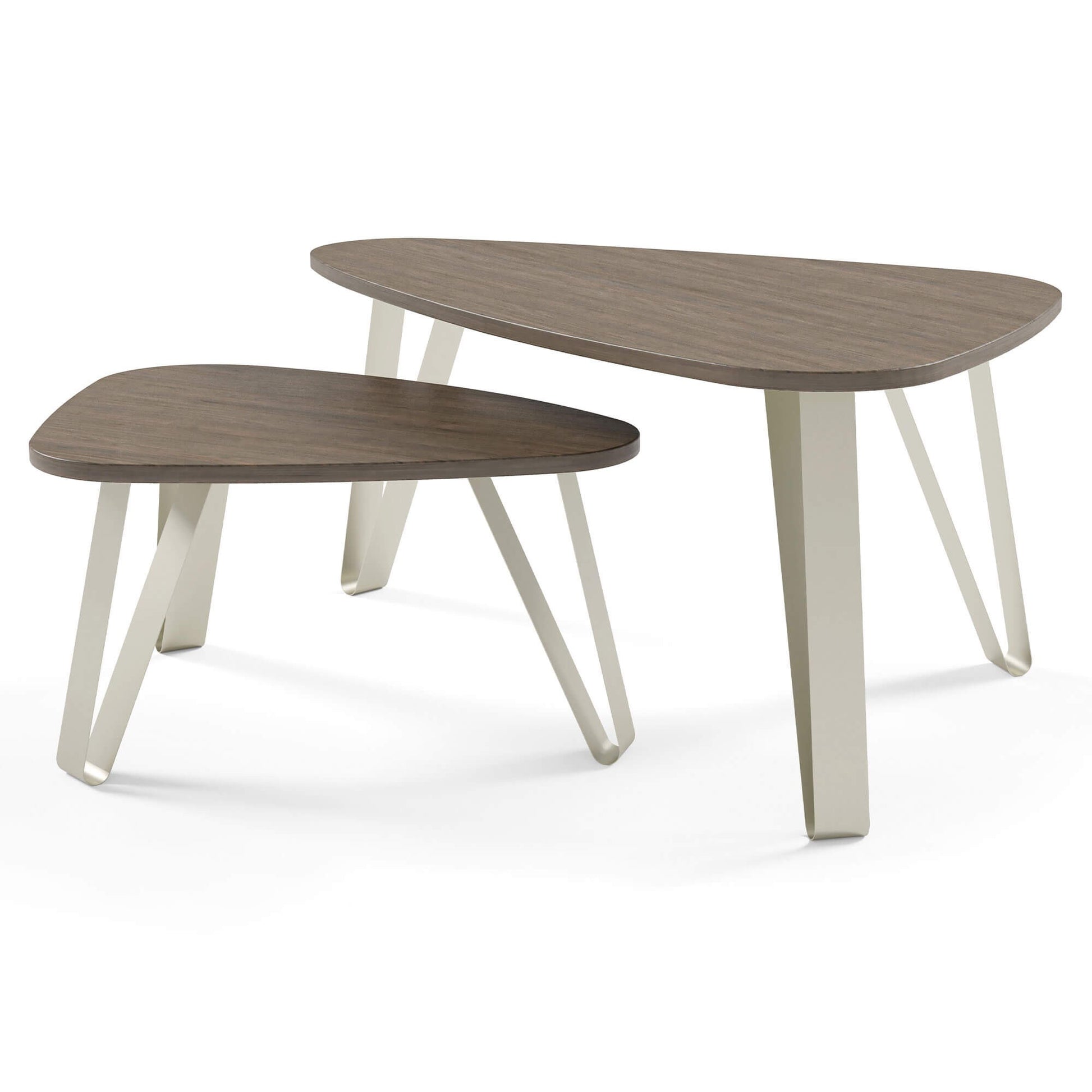 Kafijas galds (2) Ovači 94/60/42 cm rieksts Franklin Tobacco/kašmirs - N1 Home