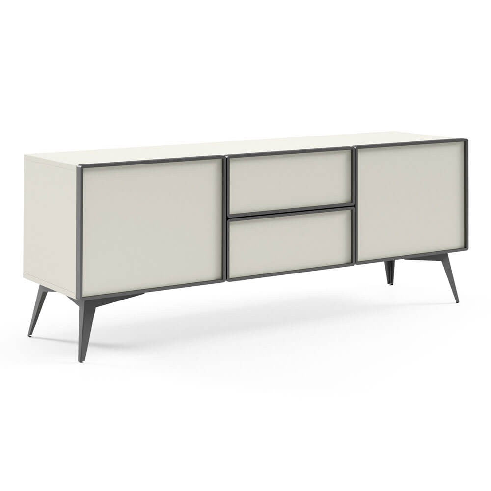TV skapis Maveja 161/38/62 cm kašmirs/melns - N1 Home