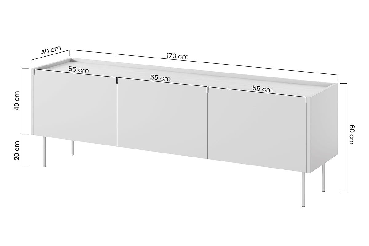 TURIN RTV kumode 170/60/40 kašmir