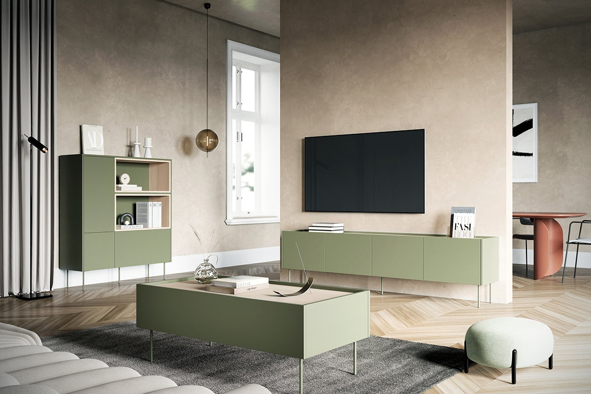 TURIN RTV kumode ar 2 atvilktnes 220/60/40 olives