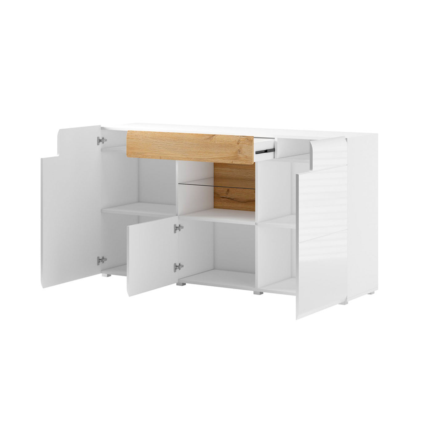 Kumode Tola 159/39/82 cm balts - N1 Home