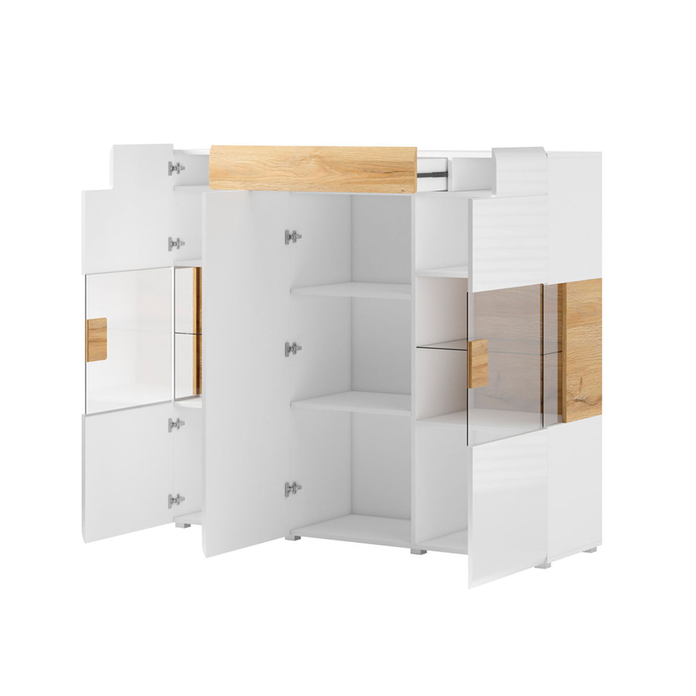 Kumode Tola 122/39/152 cm balts - N1 Home