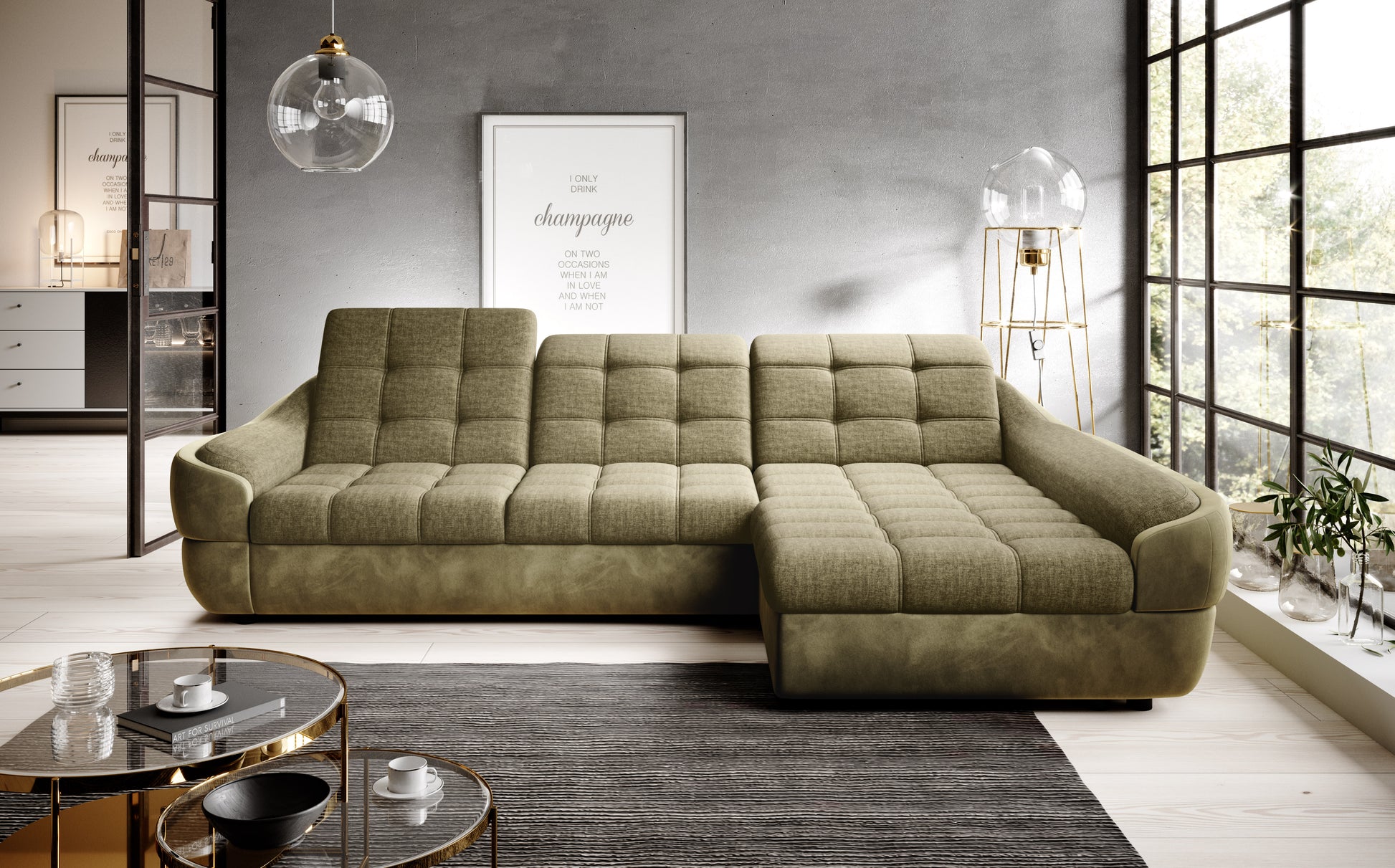 Dīvāns INTO 290/100/179 cm - N1 Home