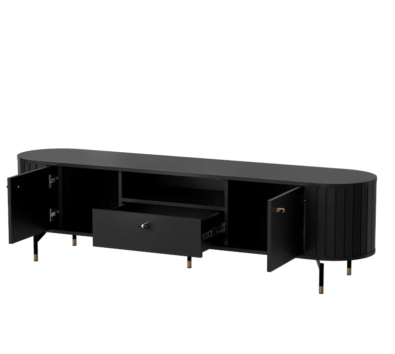 TV skapis Zanto 180/40/49 cm melns