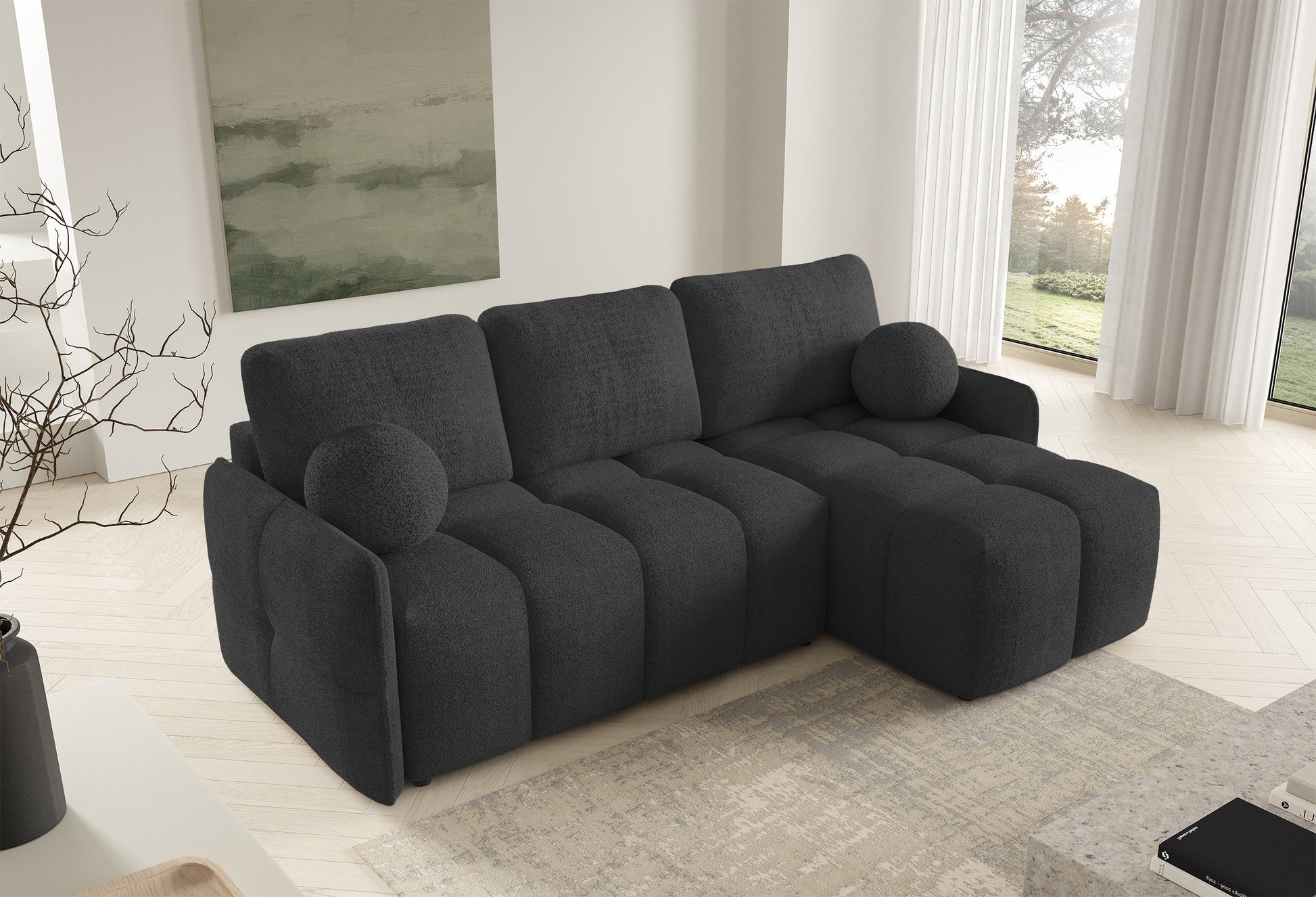 Dīvāns Flatty 95/220/145 cm Abriamo 8 - N1 Home