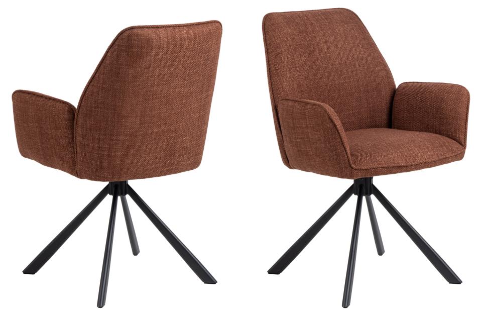 Krēsls Glens 61/63/88 cm terakots - N1 Home