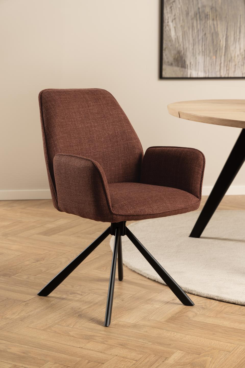 Krēsls Glens 61/63/88 cm terakots - N1 Home