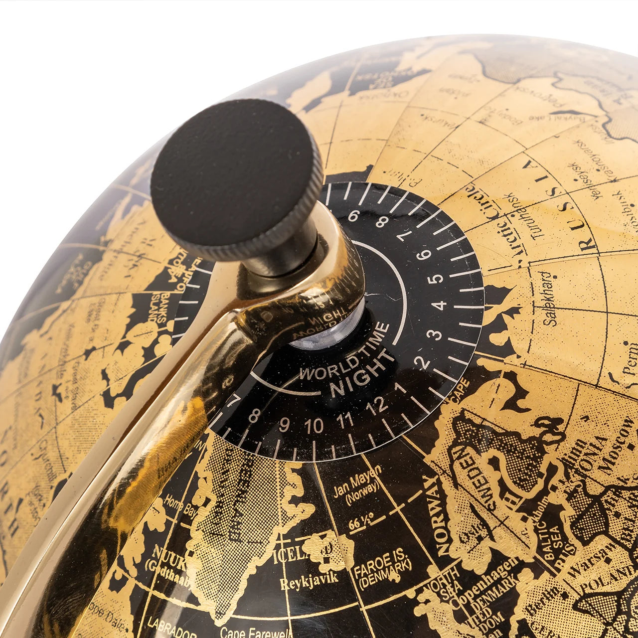 Dekoratīvs priekšmets Richmond Interiors Jilly 35/22/19 cm melns/zelts - N1 Home