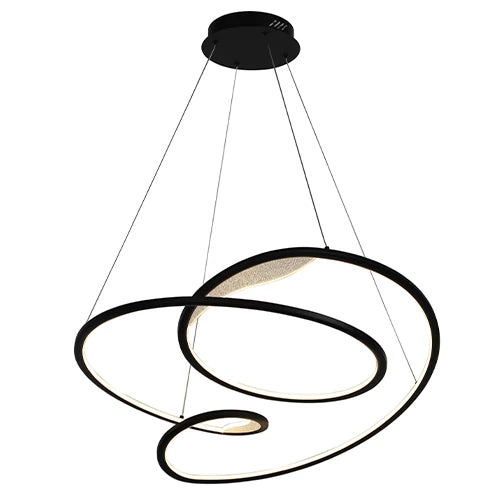 Piekaramā lampa Alma 80/150 cm melns - N1 Home
