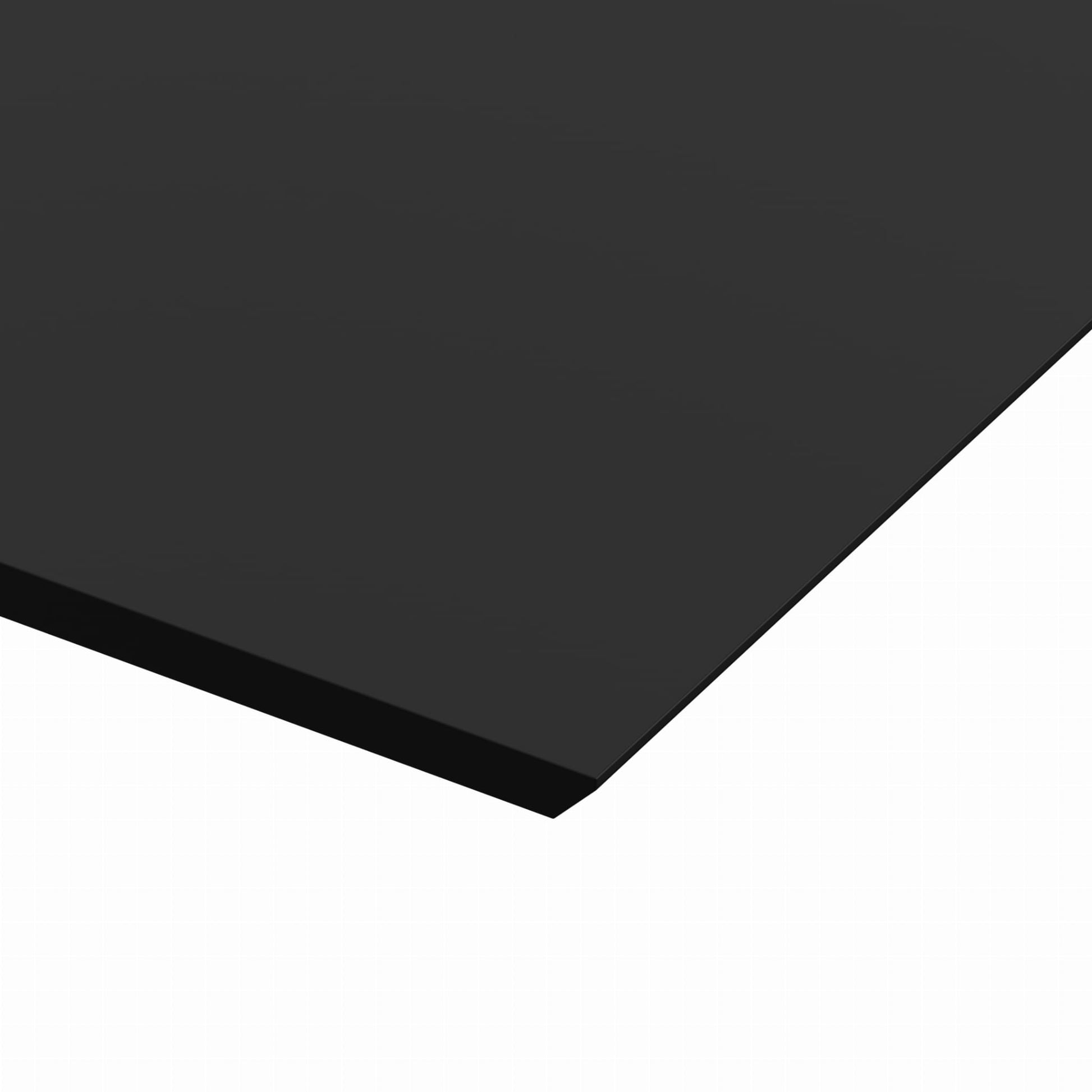 Galda virsma ar izgriezumiem 120/138 cm melns - N1 Home