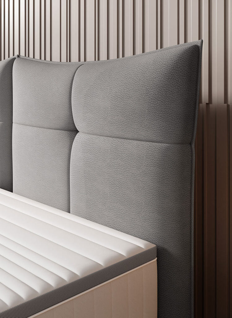 Gulta Cadi adā 140/160/180 x 200 cm pelēks - N1 Home