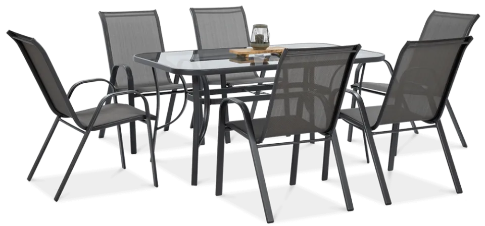 Dārza mēbeles Bologs pelēks - N1 Home