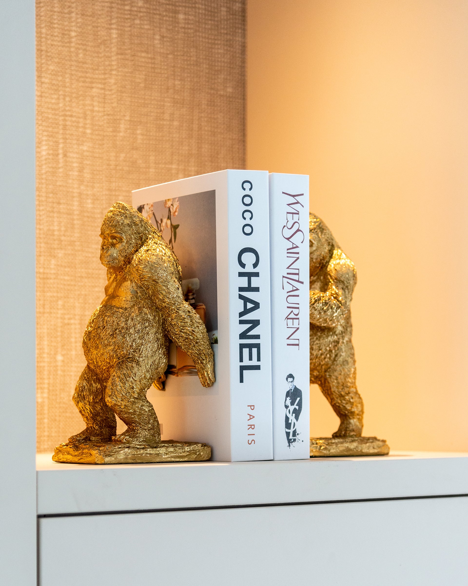 Grāmatu stendi Donky  Richmond Interiors 24/14/12 cm zelts - N1 Home