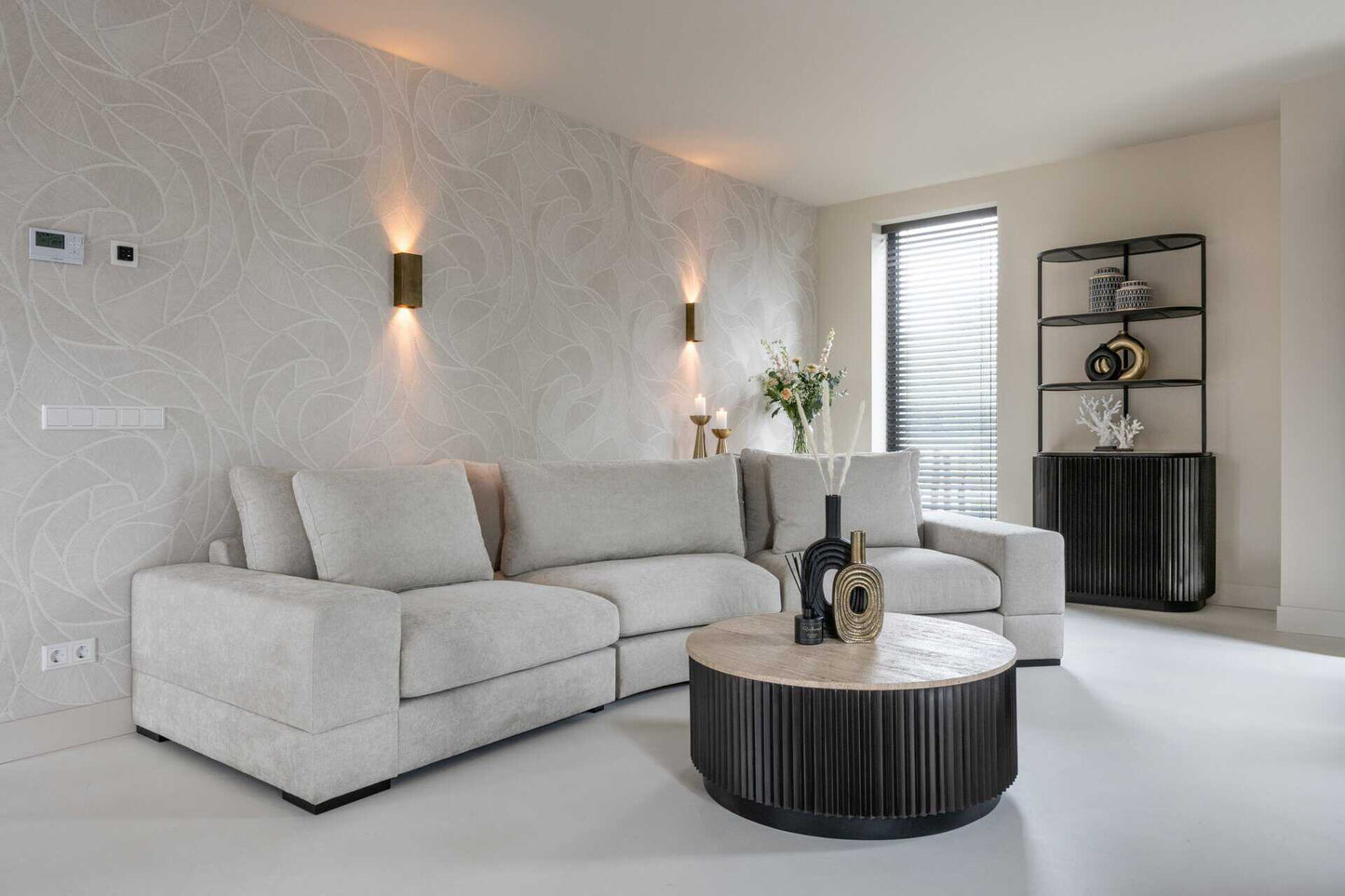 Kafijas galds Bloomstone Richmond Interiors 90/38/90 cm tumši brūns - N1 Home
