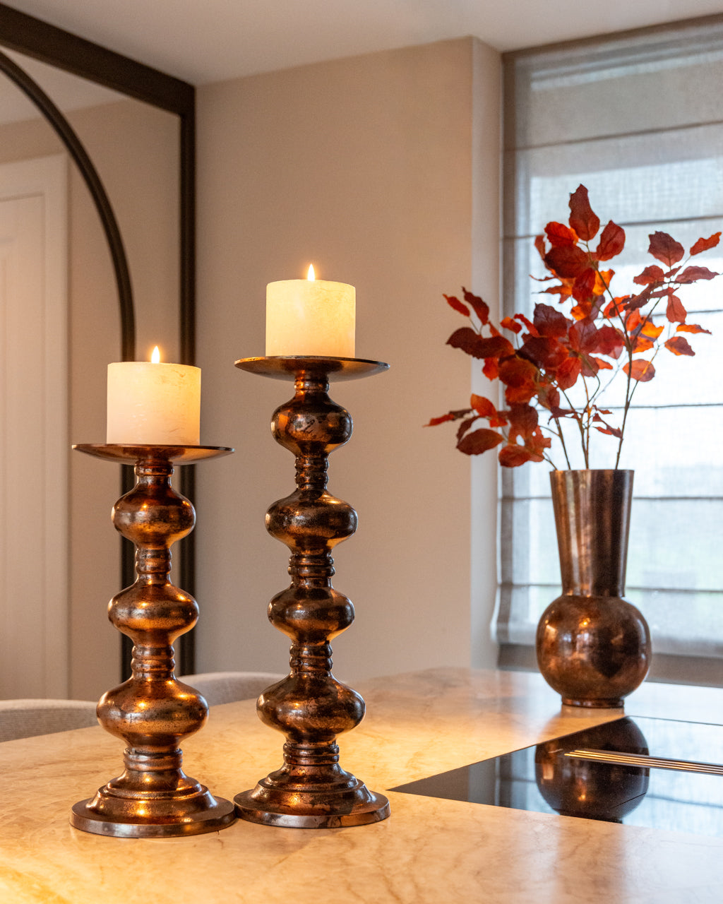 Svečturis Joya S Richmond Interiors 17/40/17 cm copper - N1 Home