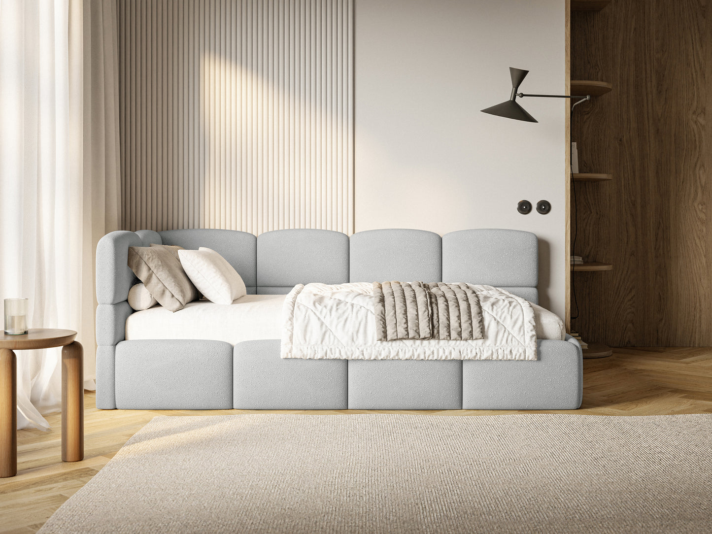 Gulta ar matraci Clod 220/88/110 cm Melody 02 - N1 Home