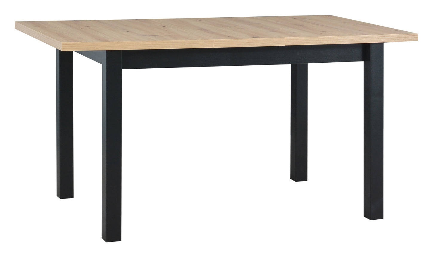 Galds Liri 120/78/80 cm Artizan ozols/melns