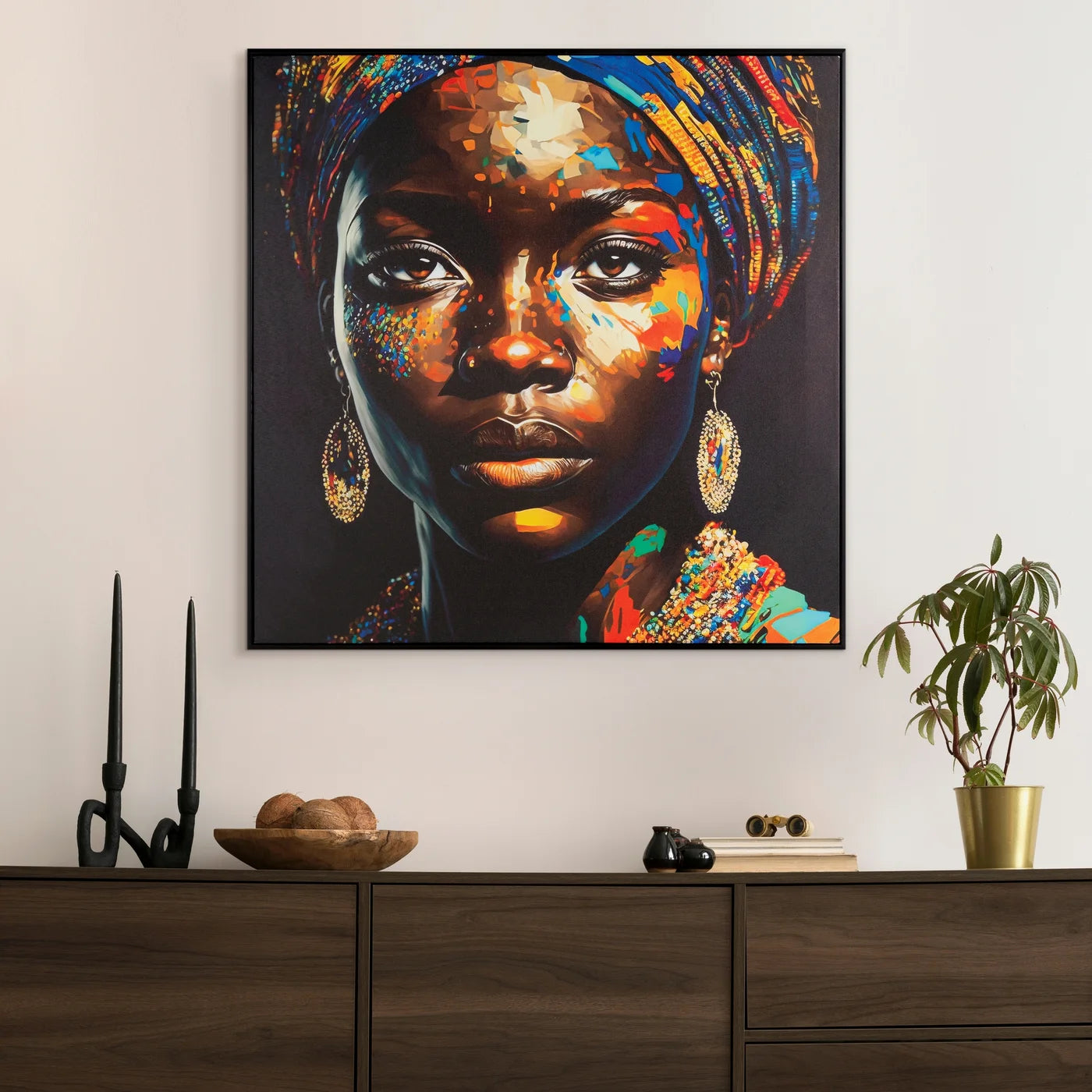 Glezna Milay 3 60/60 cm melns - N1 Home