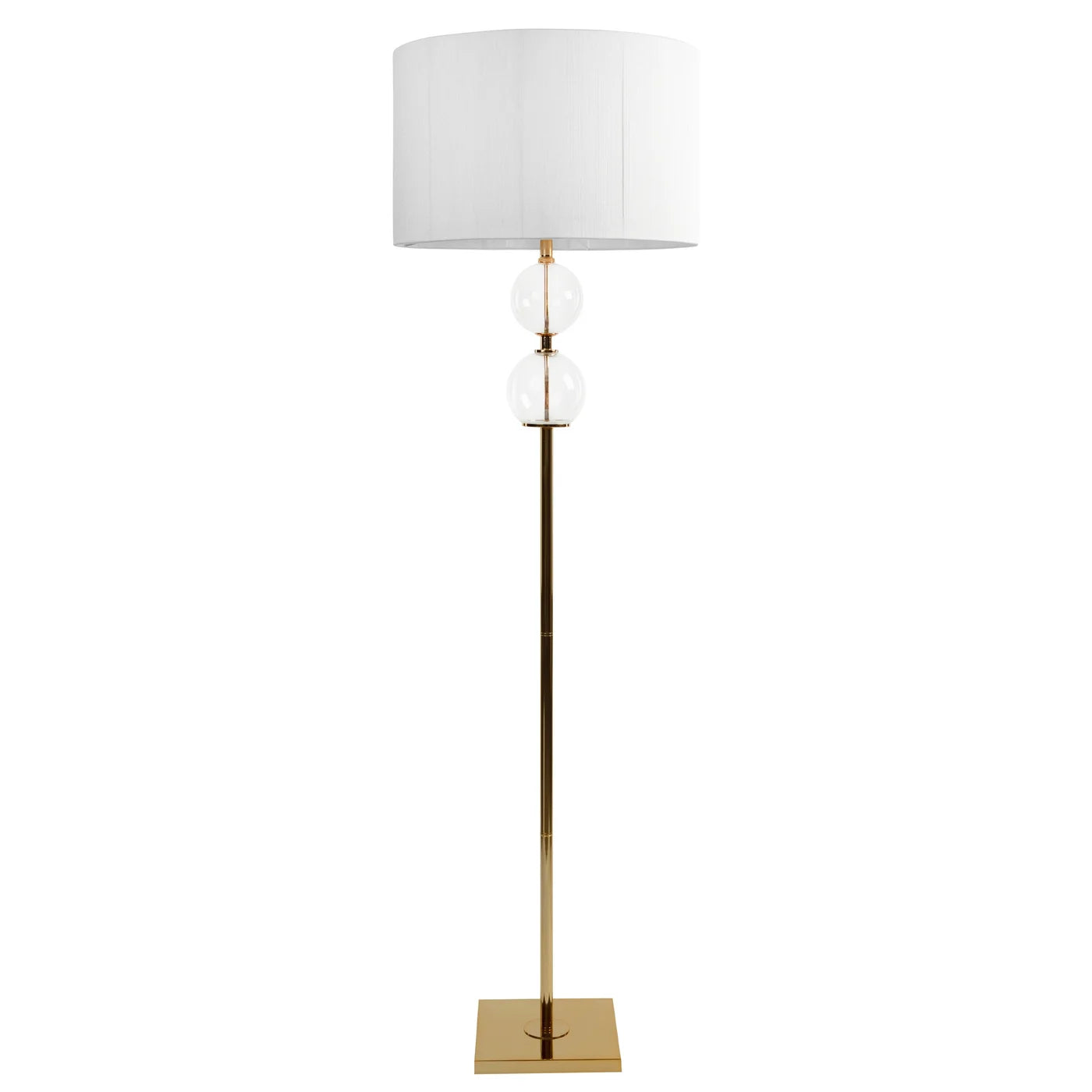 Stāvlampa Aria 50/167 cm balts/zelts - N1 Home