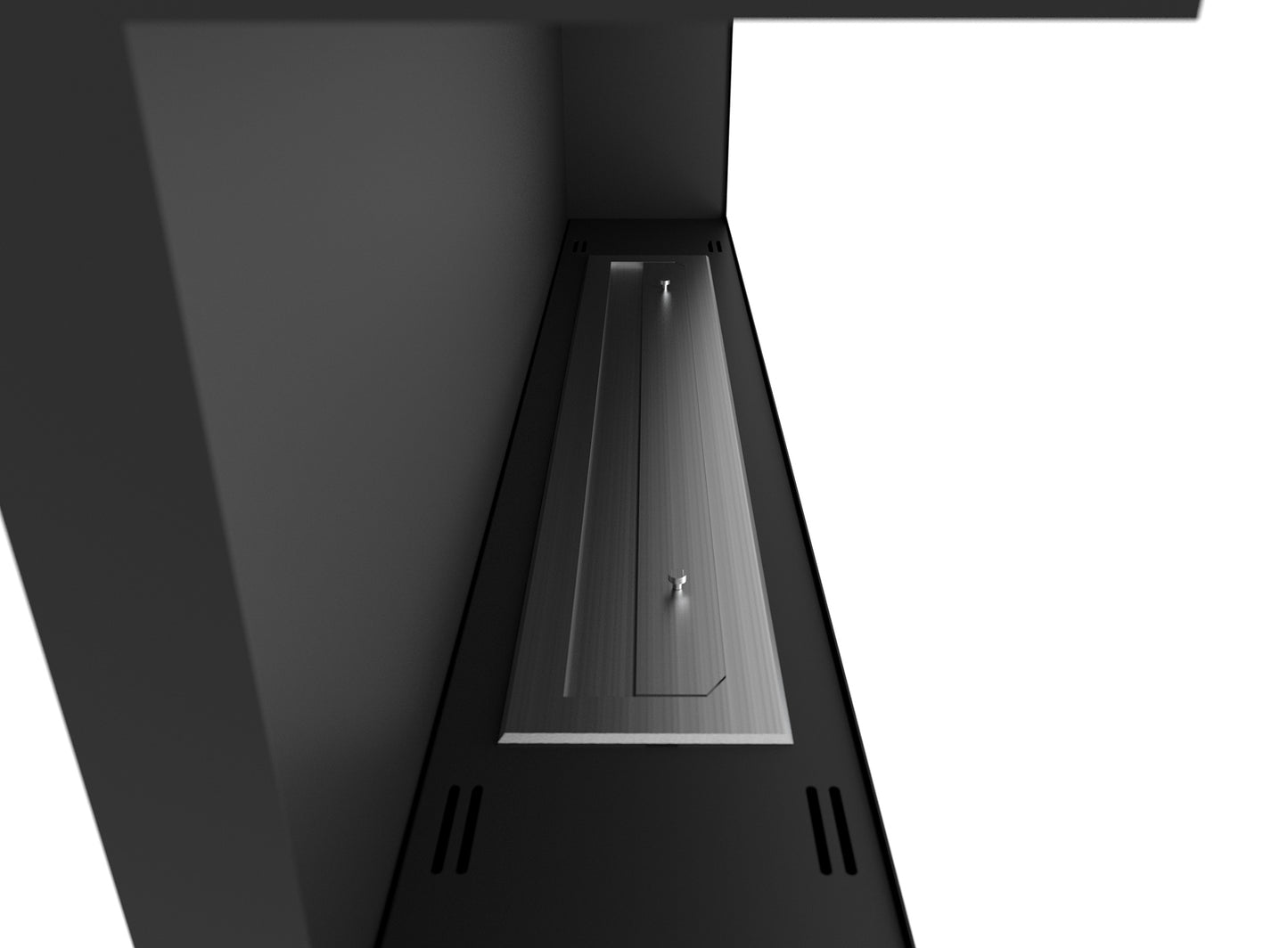 Biokamīns Cornia 120/45/20 cm melns - N1 Home