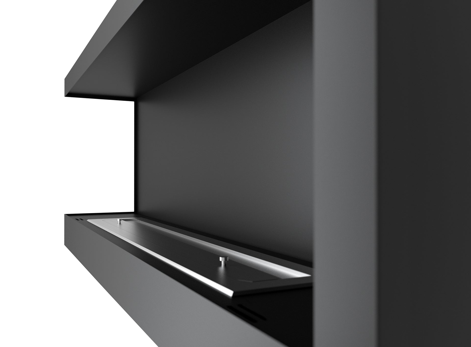 Biokamīns Cornia 120/45/20 cm melns - N1 Home