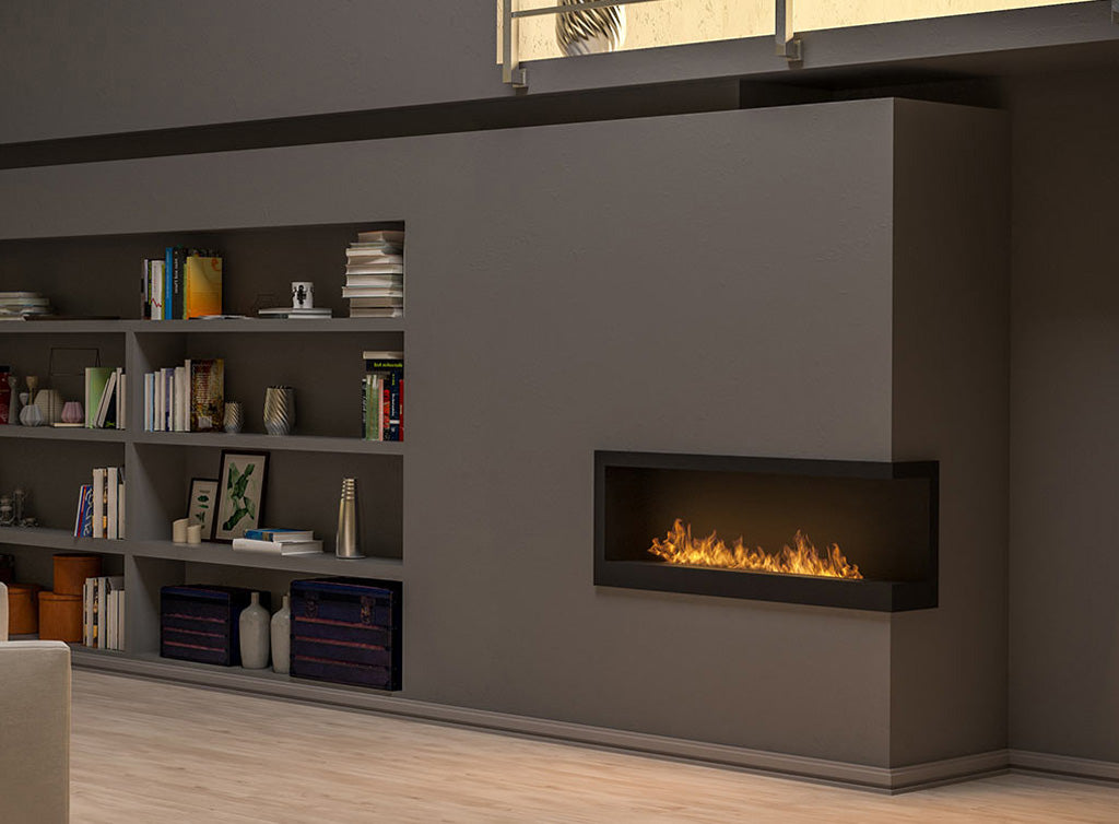 Biokamīns Cornia 120/45/20 cm melns - N1 Home