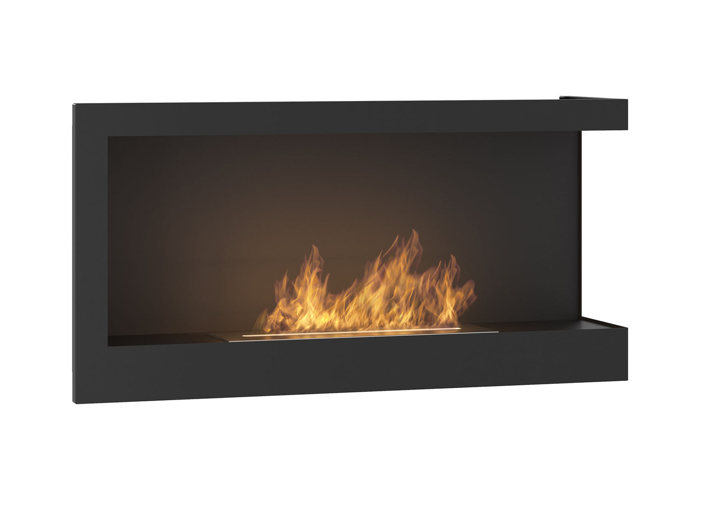 Biokamīns Cornia 90/45/24 cm melns - N1 Home