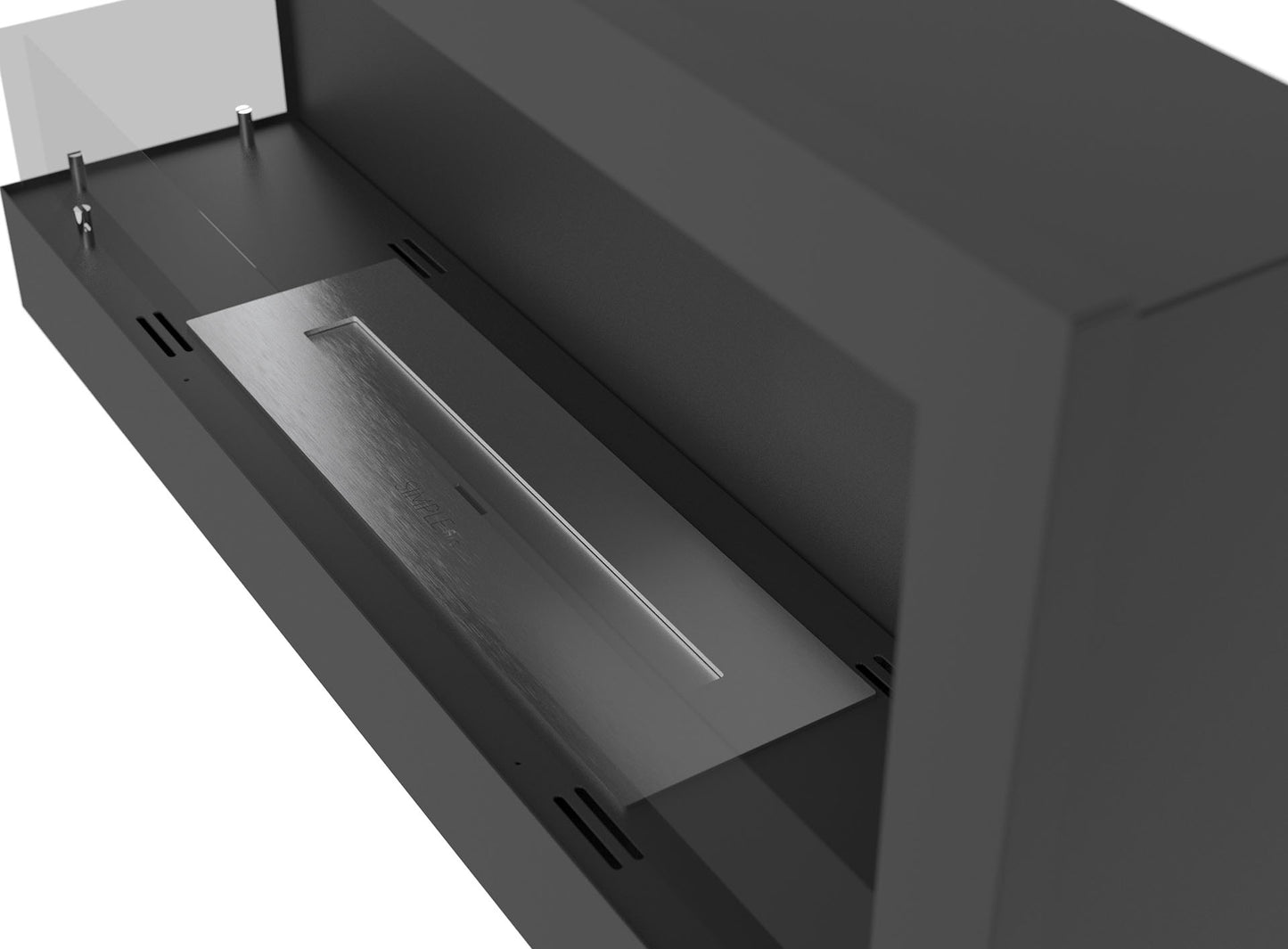 Biokamīns Cornia 90/45/24 cm melns - N1 Home