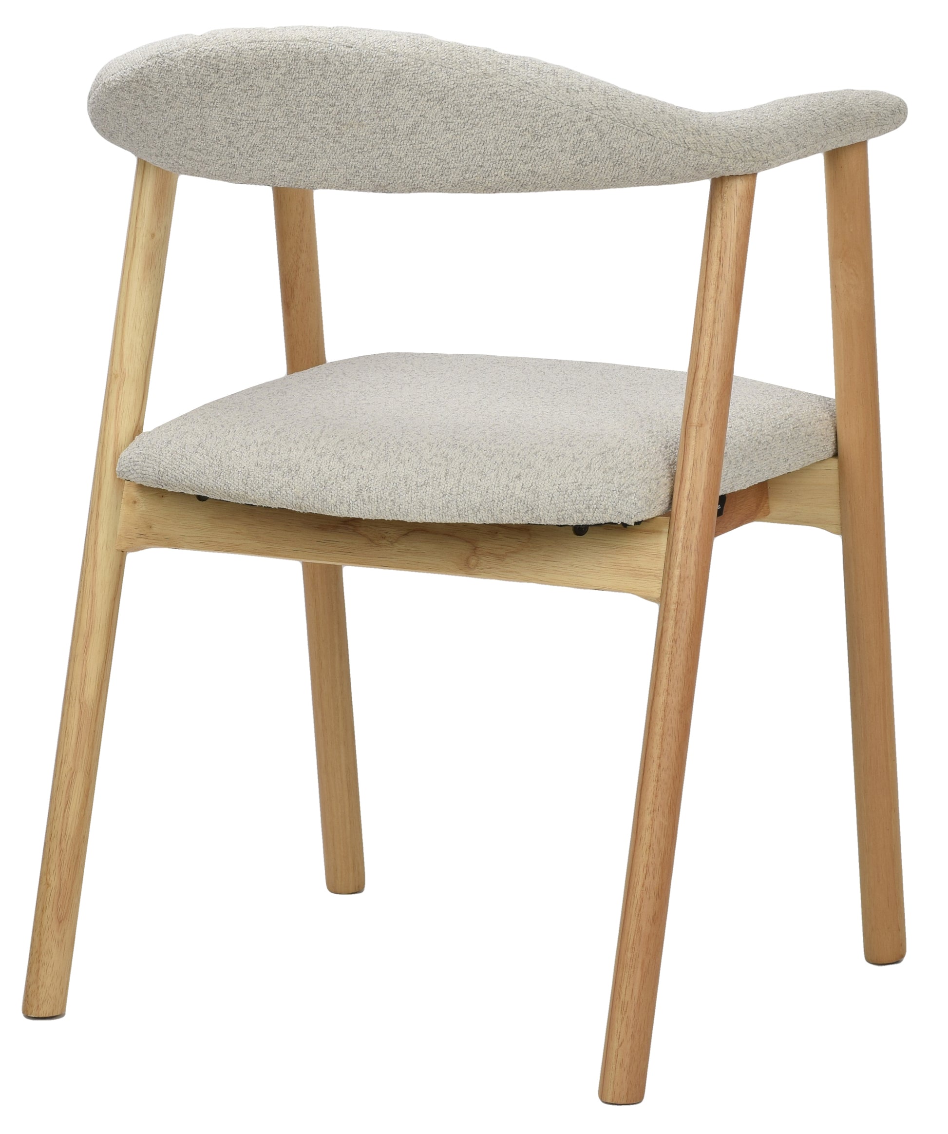 Krēsls Depe 80/52/50 cm gaiši pelēks bukle/ozols - N1 Home