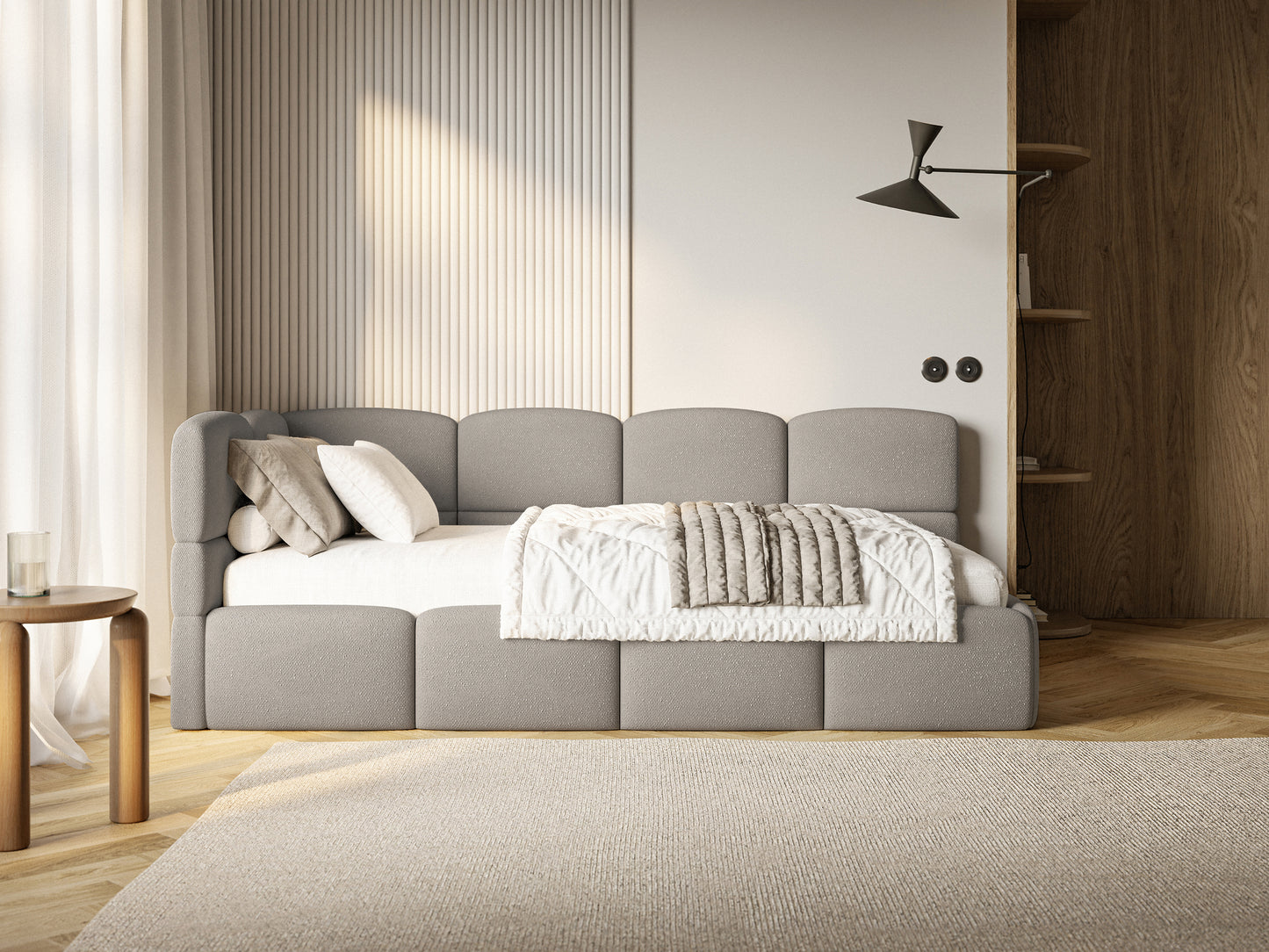 Gulta ar matraci Clod 220/88/110 cm Melody 12