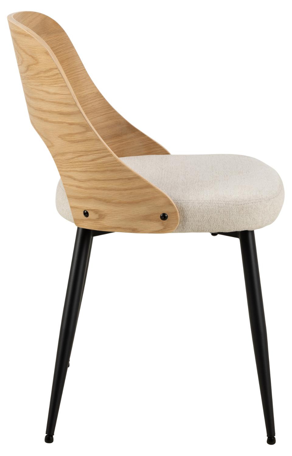 Krēsls Luc 48/53/79 cm bēšs/ozols - N1 Home