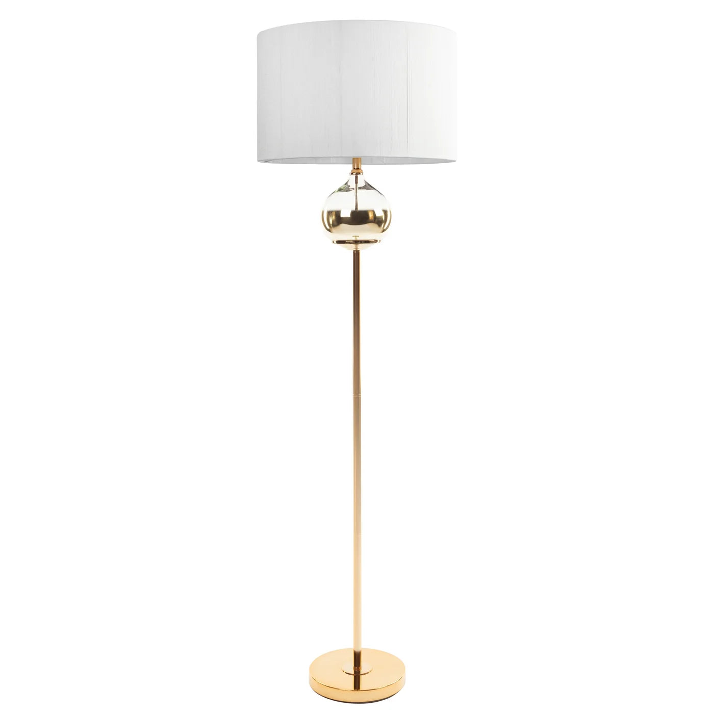 Stāvlampa Caro 50 x 159 cm balts/zelts - N1 Home