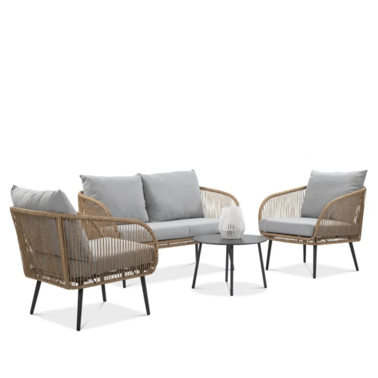 Dārza komplekts Fory Kaf ohra/melns - N1 Home