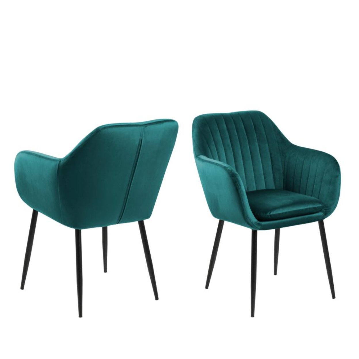 Krēsls Emil  57/61/83 cm pudele zaļš/melns - N1 Home