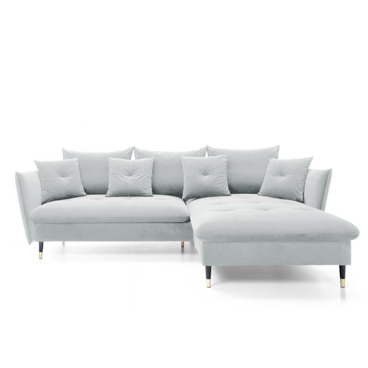 Dīvāns Bazlam 91/258/167 cm Matt Velvet 83 - N1 Home