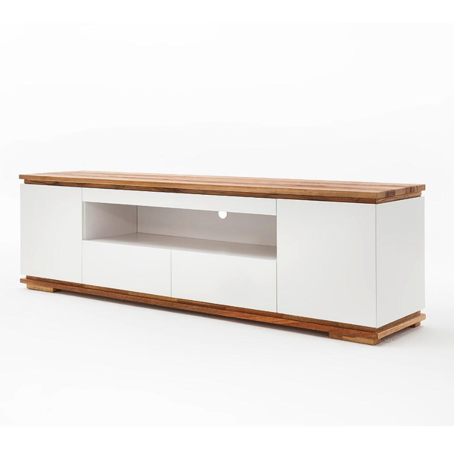 TV skapis Brido 202/54/40 cm balts