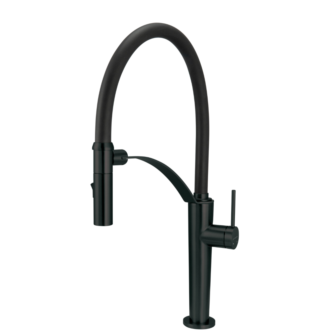 Virtuves maisītājs ar elastīgu snīpi - 2 veidu sprauslas Corda 435 mm nero - N1 Home