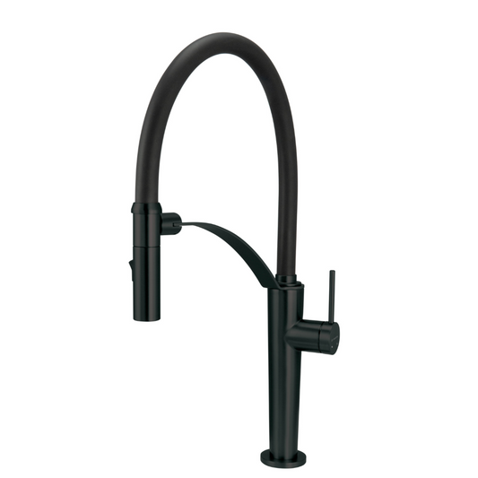 Virtuves maisītājs ar elastīgu snīpi - 2 veidu sprauslas Corda 435 mm nero - N1 Home