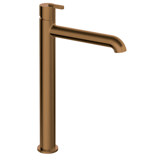Augsts izlietnes maisītājs Silia 344 mm matēta bronza - N1 Home