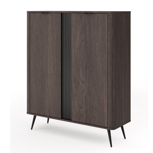 Kumode Verto 134/113/38 cm Dunin ozols