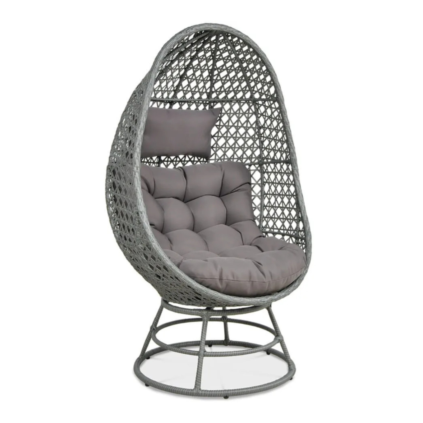 Grozāmais dārza krēsls Holy 82/80/147 cm pelēks - N1 Home