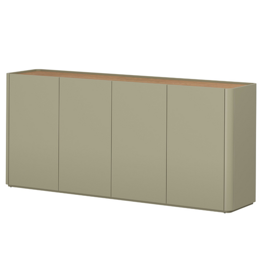 Kumode Elva 200/89.5/48 cm Eikalipts / Baltijas kāpu ozols - N1 Home