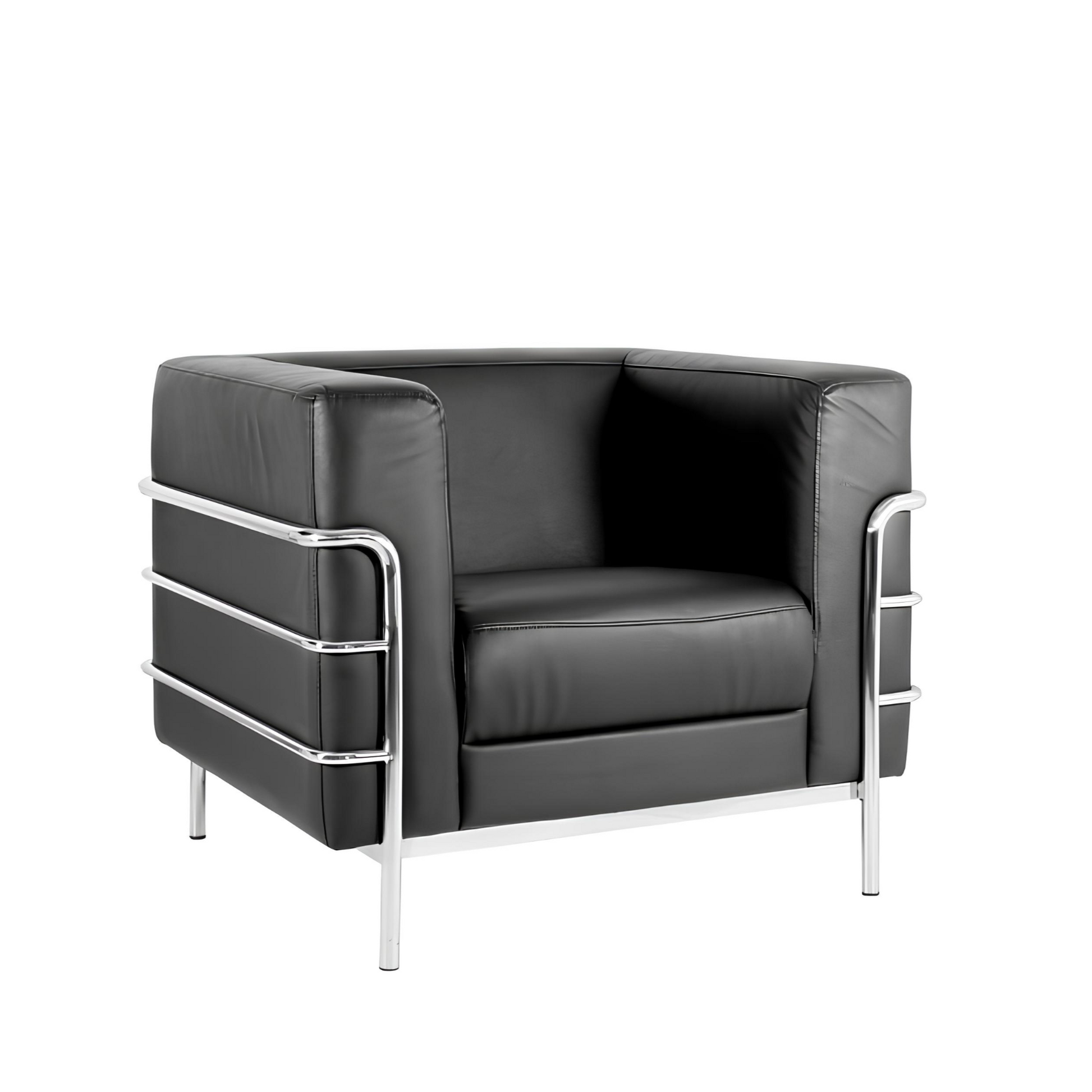 Atpūtas zonas krēsls Demo 45/45/45 cm melns - N1 Home