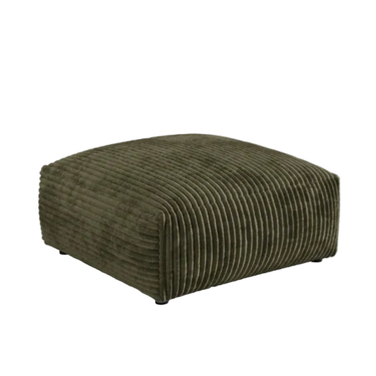 Pufs Martina Micadoni 106/44/106 cm  Corduroy (Til37)  Moss green