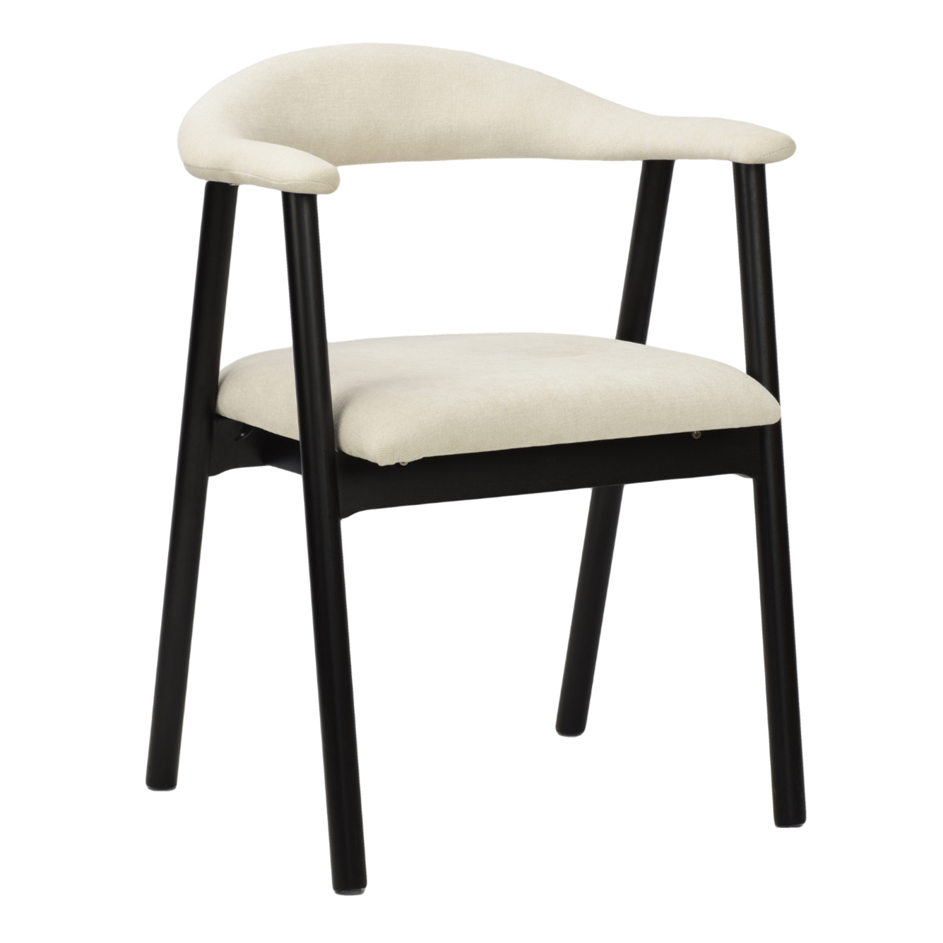 Krēsls Depe 80/52/50 cm krēms/melns - N1 Home