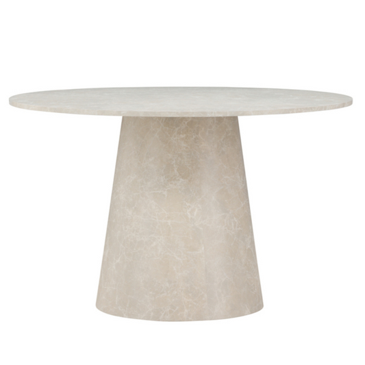 Galds Agrer 75/120/120 cm bēšs marmors - N1 Home